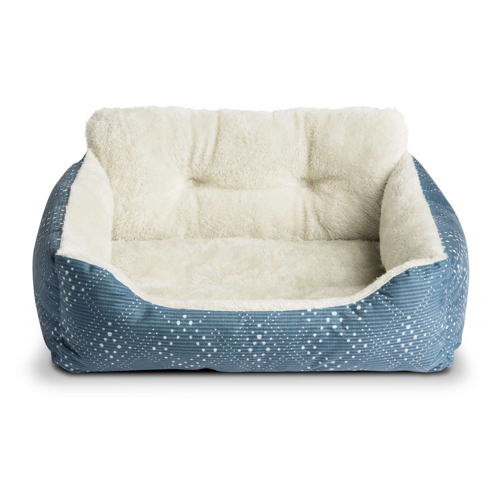 Lounger Small Dog Bed, Black 21" X 17"